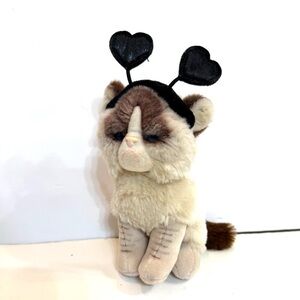 Small Gund Grumpy Cat Valentine’s Plush 6” Stuffed Animal